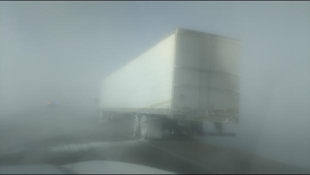 Visibility was a rare thing throughout the blizzard. photo courtesy Pennington County Sheriff’s Office