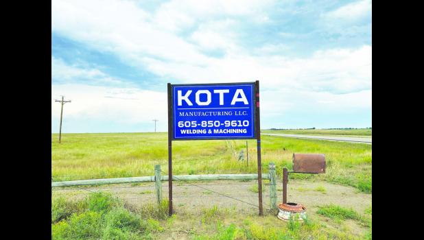 KOTA Manufacturing is a new business two and a half miles west of Timber Lake.