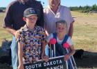 Wacey and Jamie Kirkpatrick together with their son Roadie and daughter Reata Courtesy Photo